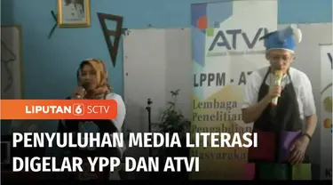 YPP SCTV-Indosiar bersama Akademi Televisi Indonesia terus menggelar penyuluhan media literasi bagi siswa di sekolah. Dengan membaca buku diharapkan anak-anak dapat membentengi diri di tengah majunya teknologi digital.