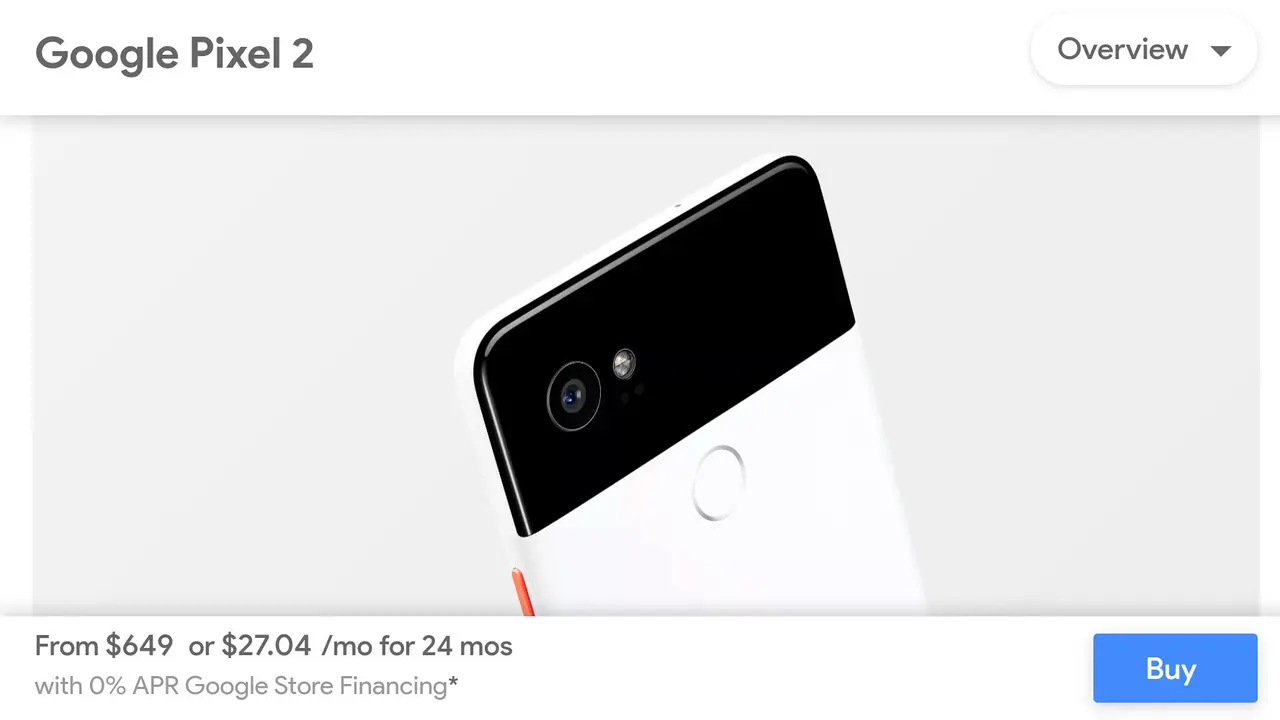 Tampilan fisik Google Pixel 2. Liputan6.com/Mochamad Wahyu Hidayat via situs web resmi Google