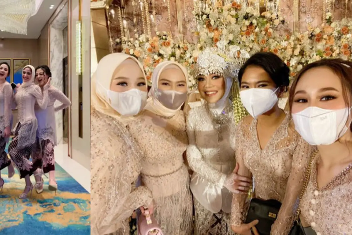 Potret Penampilan Para Bridesmaid di Acara Pernikahan Lesty Kejora dan Rizky Billar