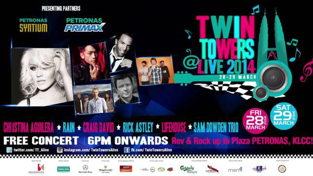 Festival Musik 'Twin Towers Alive 2014' di Malaysia Dibatalkan
