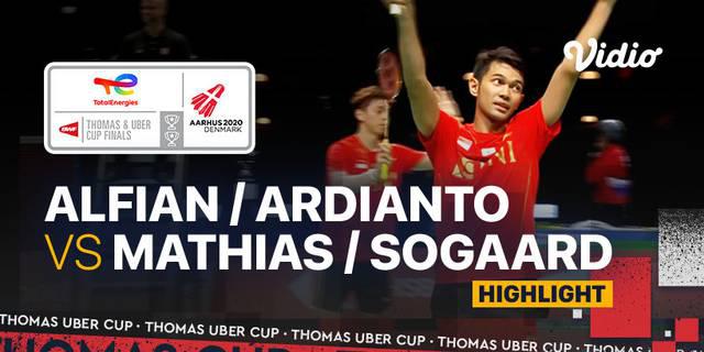 VIDEO Piala Thomas 2020: Fajar Alfian / Muhammad Rian Ardianto Menang, Indonesia Tantang China di Partai Final!