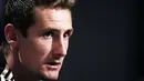 Penyerang Jerman Miroslav Klose di sesi konferensi pers di Hotel Velmore, Erasmia, Pretoria, 4 Juli 2010 sehari setelah Jerman unggul 4-0 atas Argentina di perempat final PD 2010. AFP PHOTO / JOHN MACDOUGALL 