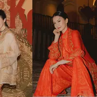 Intip gaya menawan Raline Shah dalam balutan dua busana peranakan yang berbeda (@ralineshah)