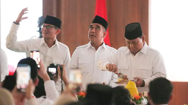 Prabowo dan Sandiaga Uno Hadiri Perayaan HUT ke-15 Partai Gerindra