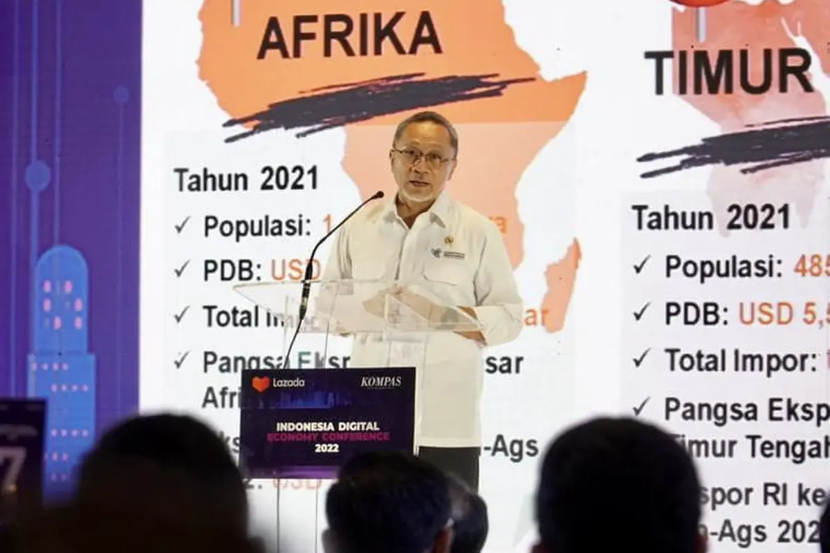 Menteri Perdagangan Zulkifli Hasan mengaku optimistis perekonomian digital Indonesia akan lebih baik meski ada prediksi resesi dunia terjadi tahun depan.