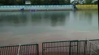 Hujan Deras di Cilacap, Markas PSCS Berubah Jadi Kolam