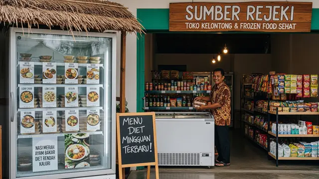 Kombinasi Usaha Toko Kelontong dan Frozen Food Rumahan/Gemini AI