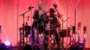 Penyanyi Gwen Stefani mengisi acara pada saat presiden Obama mengundang perdana meteri Matteo Renzi dalam jamuan makan malam kenegaraan di Gedung Putih, Washington, AS (18/10). (Reuters/Joshua Robert) 