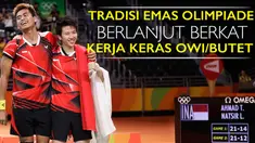 Tontowi Ahmad/Liliyana Natsir meraih medali emas di Olimpiade Rio 2016 dan berhasil melannjutkan tradisi emas Indonesia yang terputus di Olimpiade London 2012.