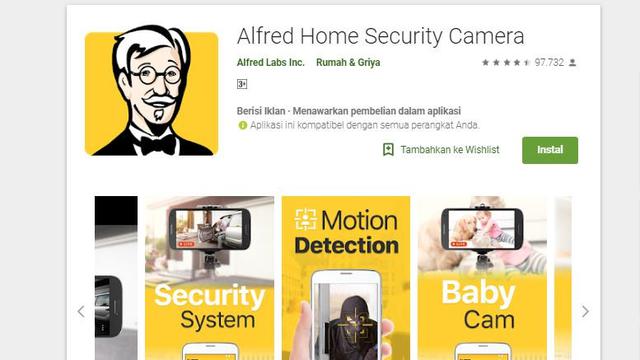 Aplikasi Alfred Home Security