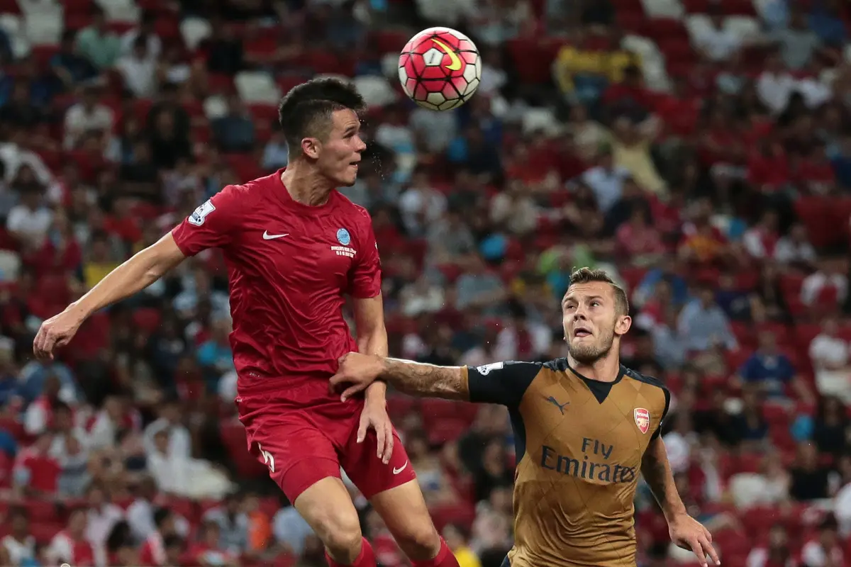 Arsenal vs Singapura Selection