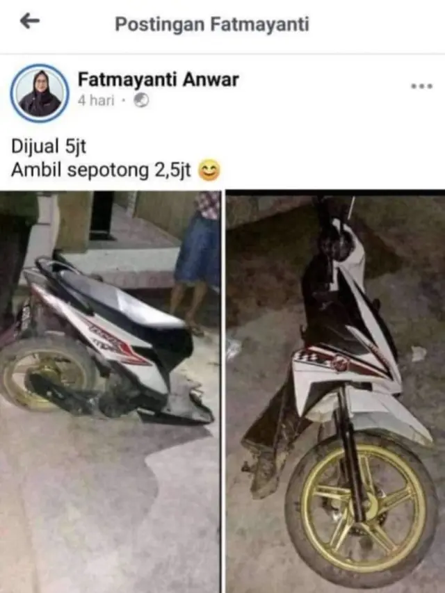 8 Potret Jual Barang Rusak di Facebook Ini Bikin Geleng Kepala