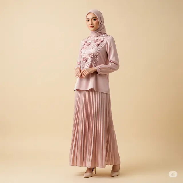 12 Desain Baju Kondangan Satin Modern dan Elegan untuk Tampil Memukau