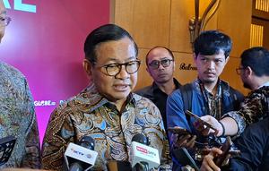 Gubernur DKI Jakarta, Pramono Anung saat ditemui di Hotel Mulia, Senayan, Jakarta, Rabu (10/12/2025). (Foto: Liputan6.com/Arief RH)