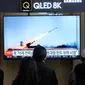 Rudal jelajah adalah salah satu dari sekian banyak senjata Korea Utara yang dirancang untuk mengalahkan pertahanan rudal regional. [Ahn Young-joon/AP Photo]