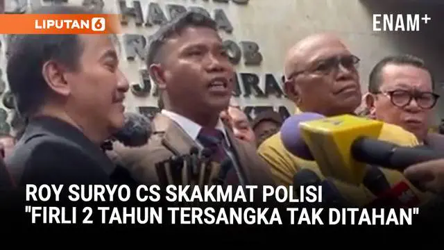 Keras! Kubu Roy Suryo Cs Skakmat Polisi: Firli Bahuri 2 Tahun Tersangka Tak Ditahan