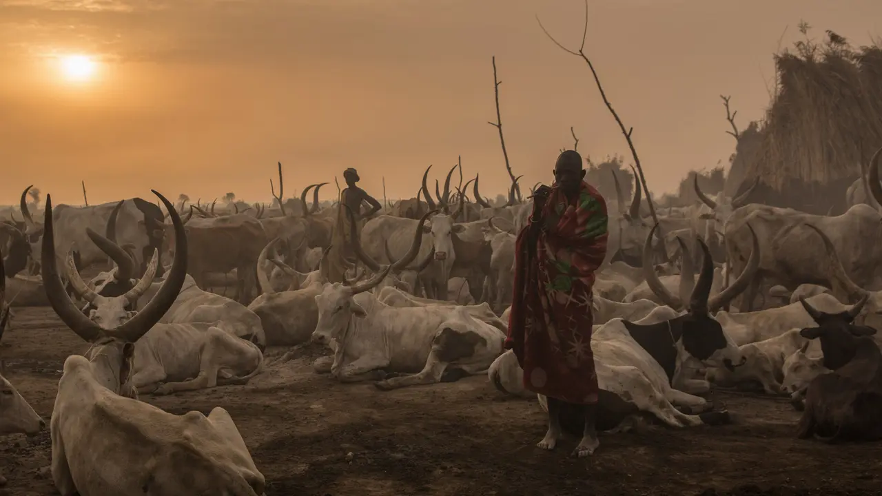 Kehidupan Penggembala Ternak Kala Kekeringan Landa Sudan Selatan