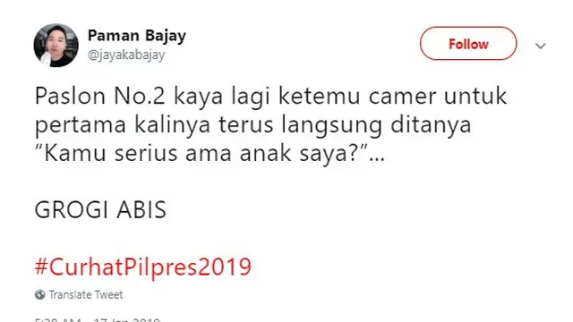 curhat pilpres (foto: @jayakabajay)