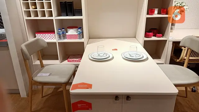 6 Desain Perabot Hemat Tempat nan Elegan dari Showroom Terbaru Idemu
