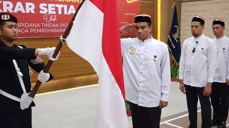 Tiga napiter deklarasi setia NKRI. (Istimewa)