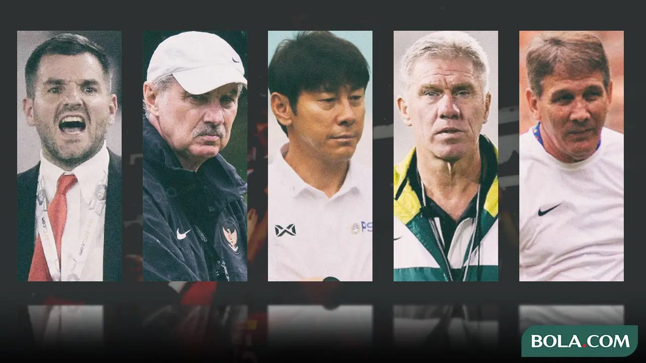 Kolase - 5 Pelatih Timnas Indonesia