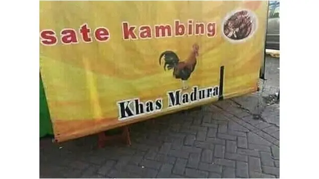 spanduk kocak