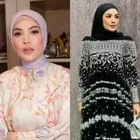 Gaya Kerudung Nindy Ayunda Setelah Pulang Umrah. [@nindyayunda]