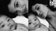 Kylie Jenner siapkan dekorasi pesta senilai Rp 100 juta untuk menyambutan Stromi di keluarga Travis Scott.