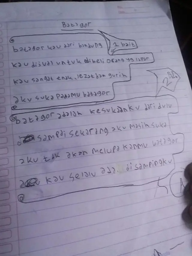 6 Potret Nilai Guru di Tugas Puisi Murid Ini Bikin Senyum Tipis