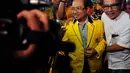 Kedatangan Wakil Ketum Partai Golkar versi Munas Ancol, Priyo Budi Santoso untuk menyerahkan berkas kepengurusan ke Kemenkumham, Jakarta, Senin (8/12/2014). (Liputan6.com/Johan Tallo)