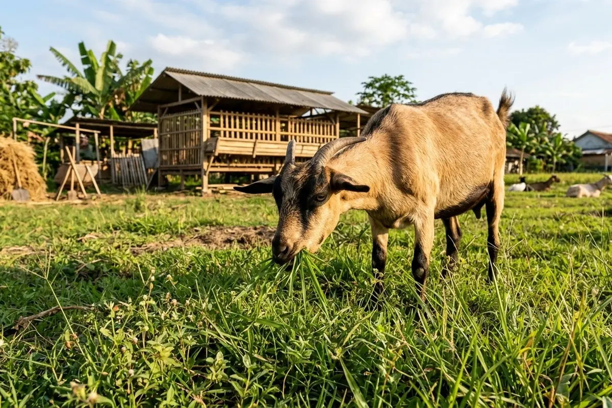 Jenis Rumput yang Paling Disukai Kambing dan Mudah Ditanam di Pekarangan. AI