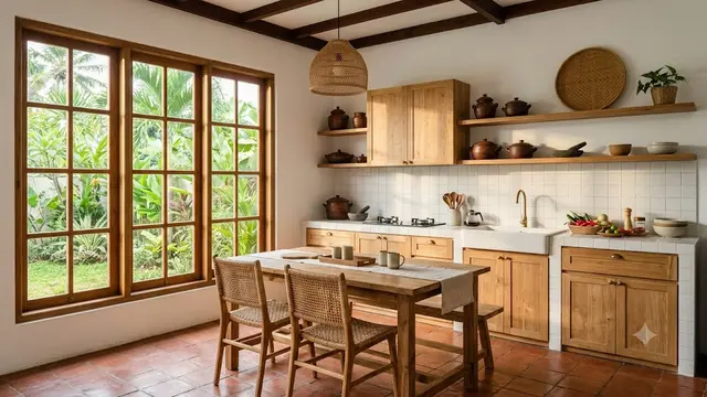 Inspirasi Dapur Bernuansa Terracotta yang Hangat
