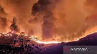 TPA Jatibarang Semarang Terbakar (Antara)