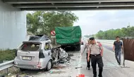 Kecelakaan Maut di Tol Lampung, Sekeluarga Tewas Usai Avanza Sundul Truk Fuso