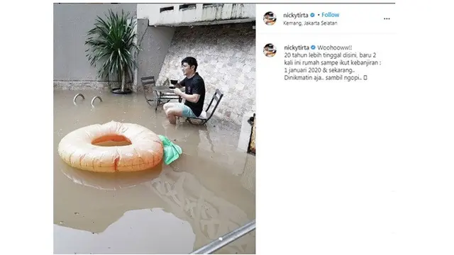 Rumah 5 Selebriti Ini Terendam Banjir, Ada yang Setinggi Pinggang Orang Dewasa