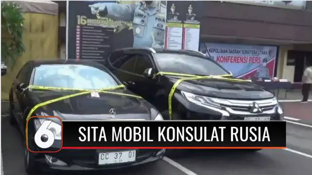 Kepala Kantor Perwakilan Kedutaan Besar Rusia di Medan, Sumatra Utara akan menempuh jalur hukum, usai penyitaan empat mobil mewah berplat nomor Konsulat Rusia oleh polisi. Plat mobil yang disita dipastikan bukan palsu dan tidak pernah melanggar atura...