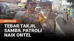 Suasana sore menjelang waktu berbuka puasa di Pagaden, Subang, Jawa Barat, tampak berbeda. Jajaran Polsek Pagaden menggelar patroli unik dengan bersepeda keliling kampung sambil membagikan takjil kepada warga.