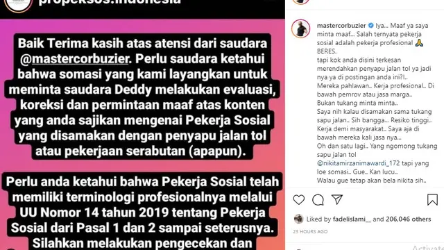 Deddy Corbuzier (Foto: Instagram/@mastercorbuzier)