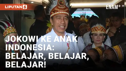 VIDEO: Peringati Hari Anak Nasional, Jokowi: Belajar, Belajar, Belajar!