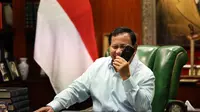 Calon presiden nomor urut 02 Prabowo Subianto menerima ucapan selamat via telepon dari Presiden Amerika Serikat (AS) Joe Biden, Jumat (22/3) malam WIB (Istimewa)