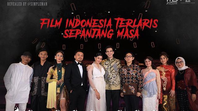 Infografis jumlah penonton film KKN di Desa Penari. (Foto: Dok. Instagram @mdpictures_official)