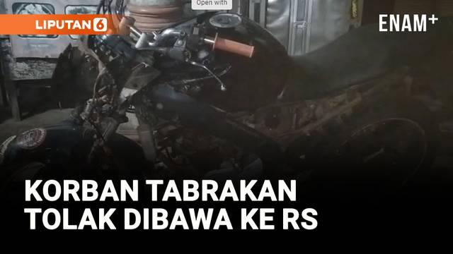 Seorang pengendara motor dilarikan ke rumah sakit akibat kendaraannya bertabrakan dengan truk di jalan Sumatera Lintas Timur, Tulang Bawang, Lampung. Korban sempat menolak dibawa ke rumah sakit karena tidak ingin ketahuan membawa benda mirip senjata ...