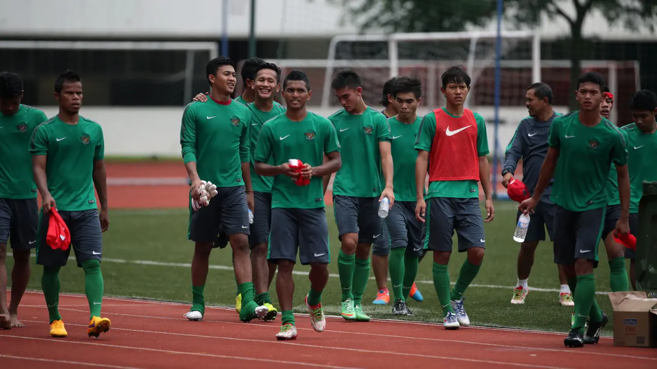 Latihan Timnas Indonesia U-23