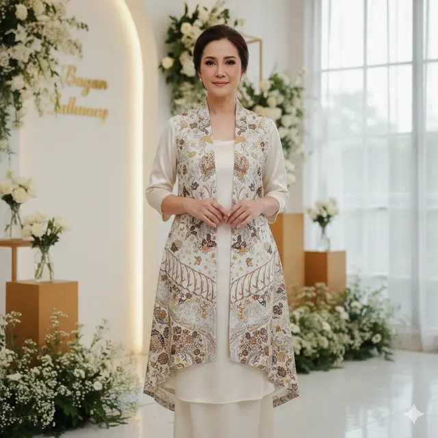 Model Atasan Batik Elegan untuk Kondangan