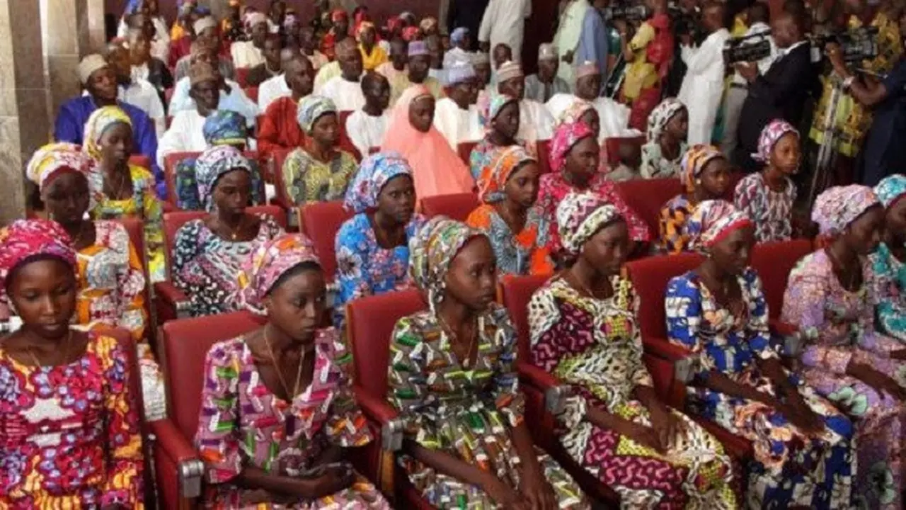 Anak korban penculikan Boko Haram yang dibebaskan pada Oktober 2016 (AFP)