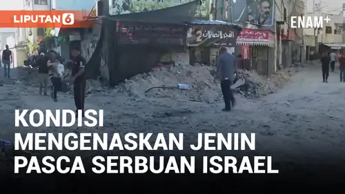 VIDEO: Digempur Pasukan Israel, Begini Kondisi Terbaru Kamp Pengungsi Jenin di Palestina