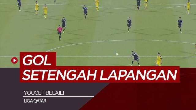 Berita video gol spektakuler dari striker Qatar SC, Youcef Belaili di Liga Qatar.