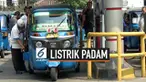 Padamnya listrik Sejabodetabek sejak Minggu (4/8/2019) membuat antrean Bajaj yang mengisi gas di SPBG Rawamangun mengular. Meski menggunakan genset pengisian gas tidak maksimal dan memerlukan waktu hingga 1,5 jam.