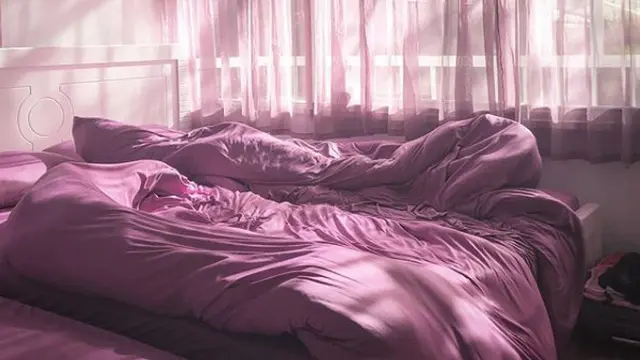 Kamar Tidur Ungu