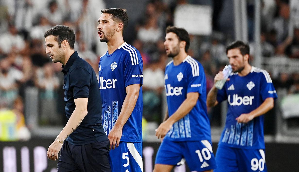 Juventus tampil mendominasi. Selama 90 menit bertarung, Como sama sekali tidak melepas tembakan tepat sasaran. (AFP/Isabella Bonotto)